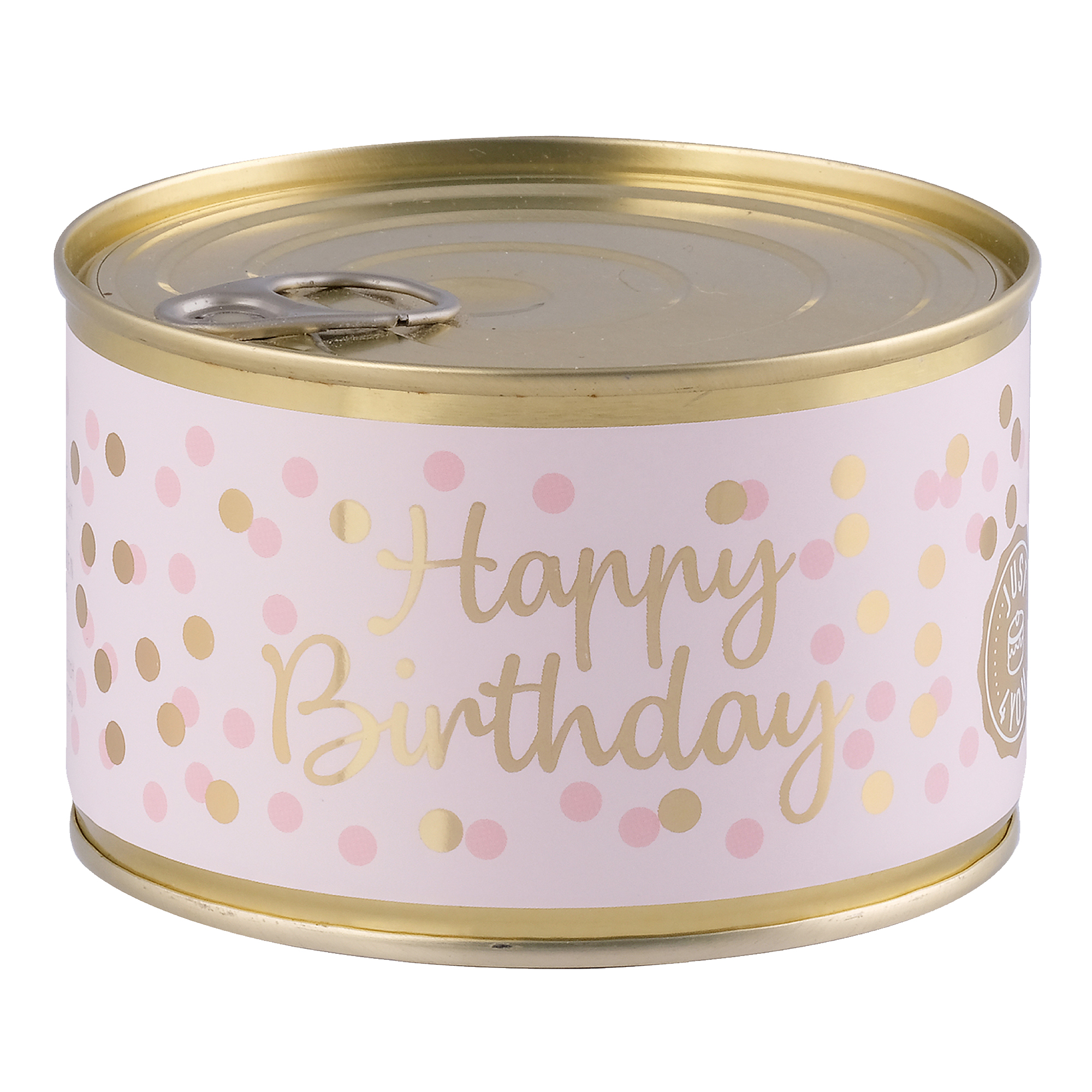 Dosenkuchen-Zitrone, „Happy Birthday“ und Konfetti