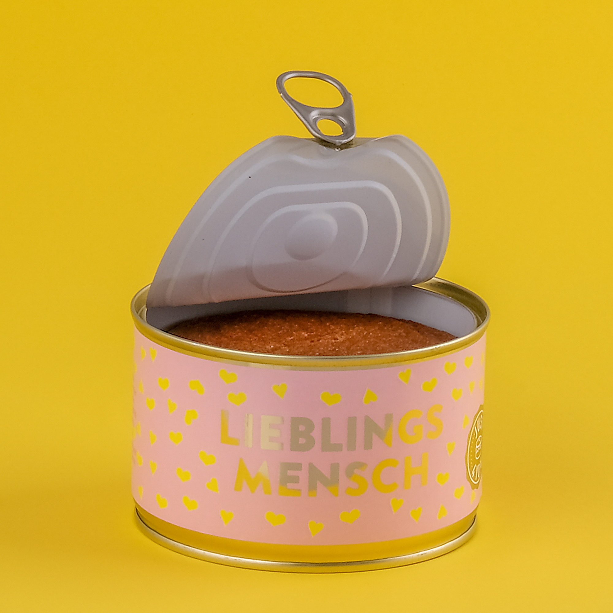 Dosenkuchen-Zitrone, „Lieblingsmensch“ und Herzchenmotiv